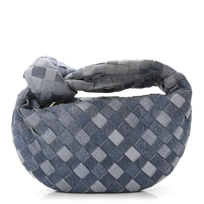 Bottega Veneta Nappa Denim Effect Intrecciato Mini Jodie Denim 2 of 19