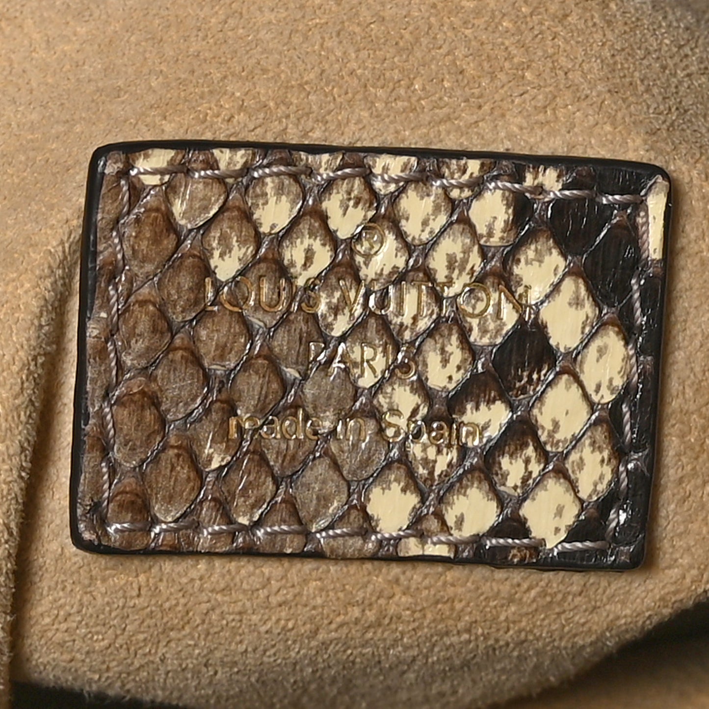 Snakeskin Monogram Artsy MM