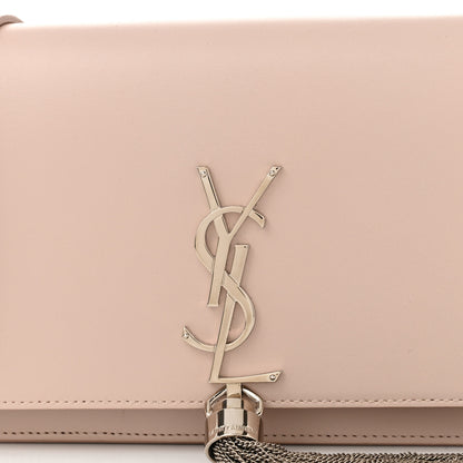 Saint Laurent Smooth Calfskin Classic Monogram Kate Tassel Chain Wallet Marble Pink 8 of 10