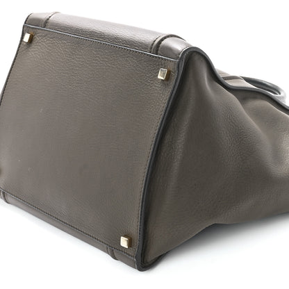 Celine Supple Calfskin Medium Phantom Luggage Khaki Cobalt Trim 12 of 12