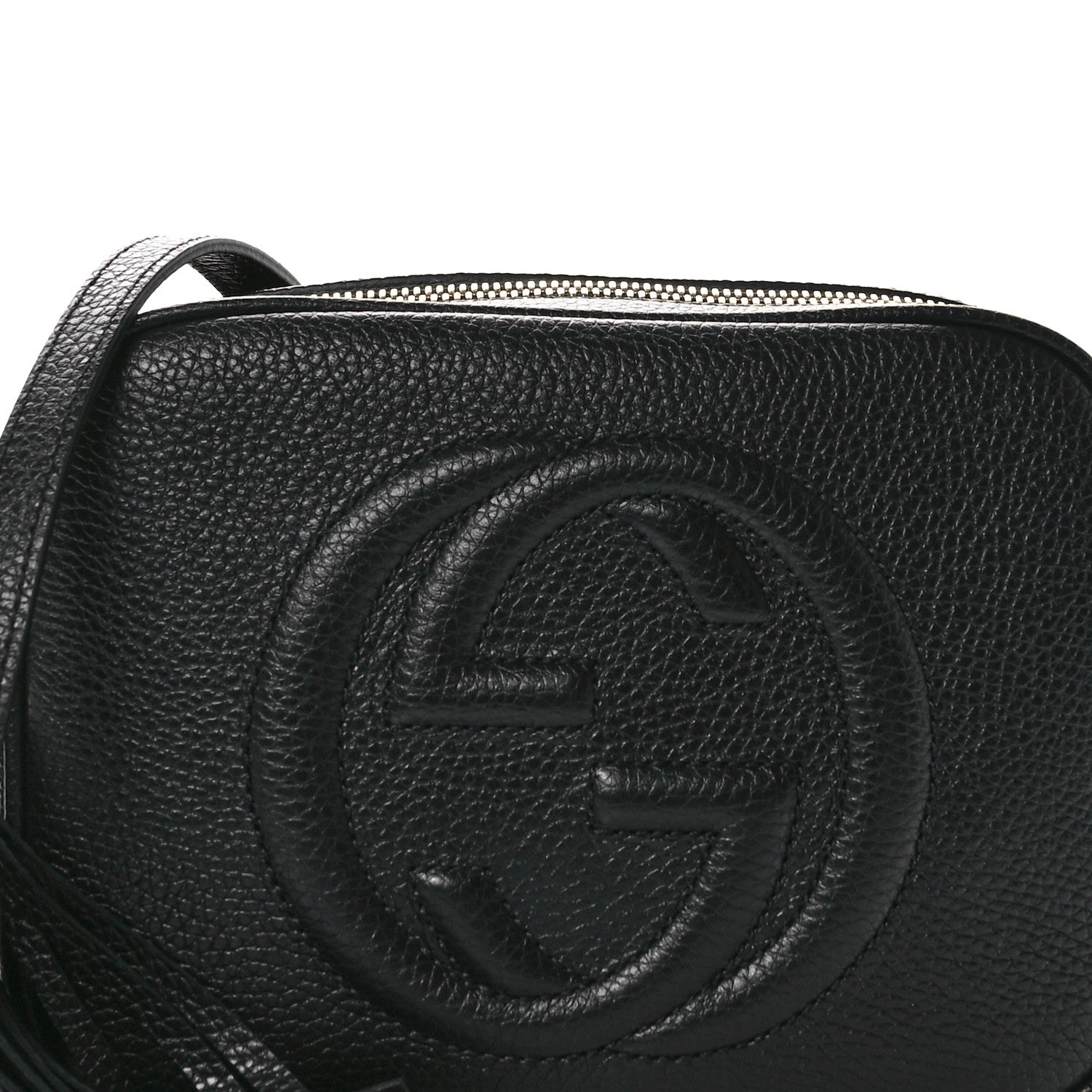 Gucci Pebbled Calfskin Small Soho Disco Bag Black 8 of 11