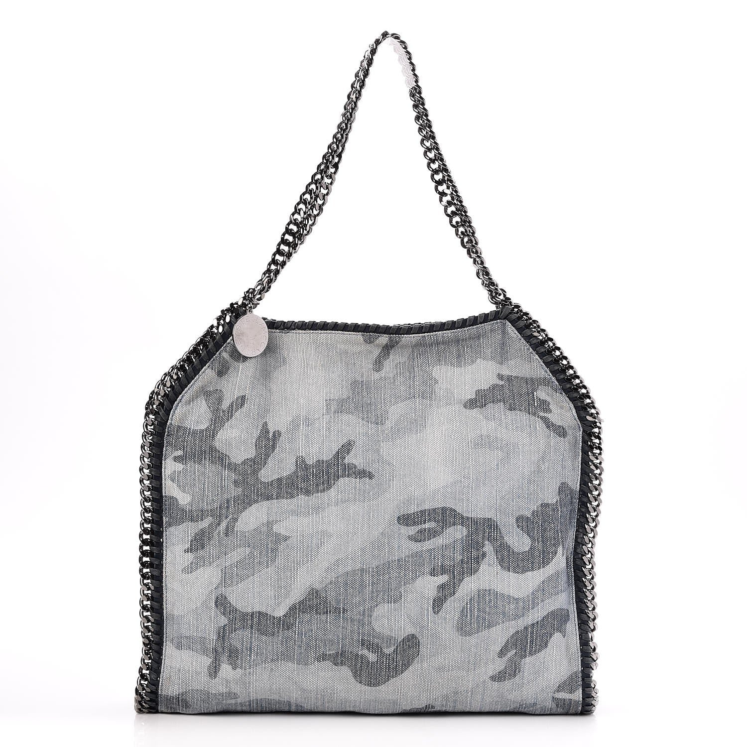 Stella McCartney Denim Camo Print Small Falabella Tote Pale Blue 1 of 7