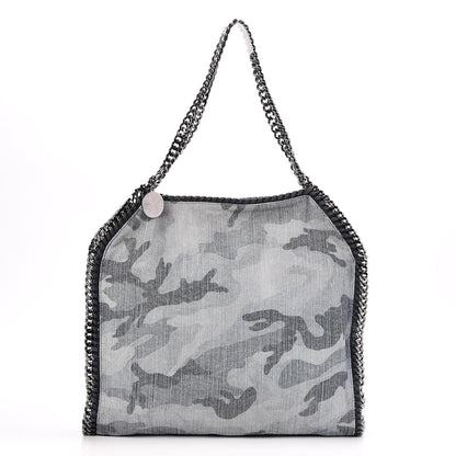 Stella McCartney Denim Camo Print Small Falabella Tote Pale Blue 1 of 7