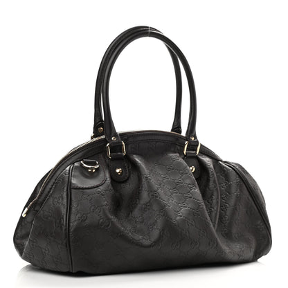 Gucci Guccissima Medium Sukey Boston Chocolate 3 of 10