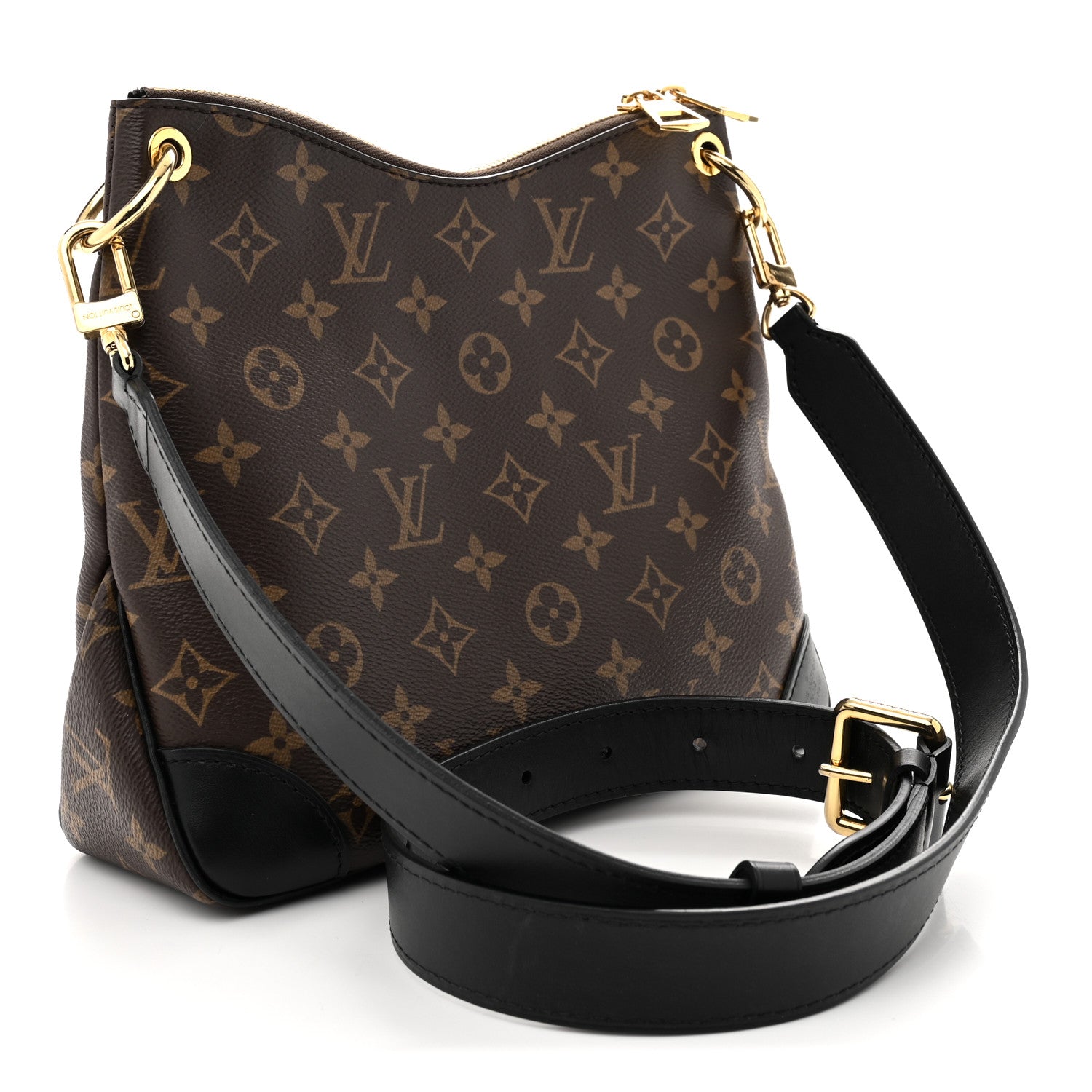 Louis Vuitton Monogram Odeon PM Black 3 of 9