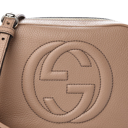 Gucci Pebbled Calfskin Small Soho Disco Bag Rose Beige 10 of 10