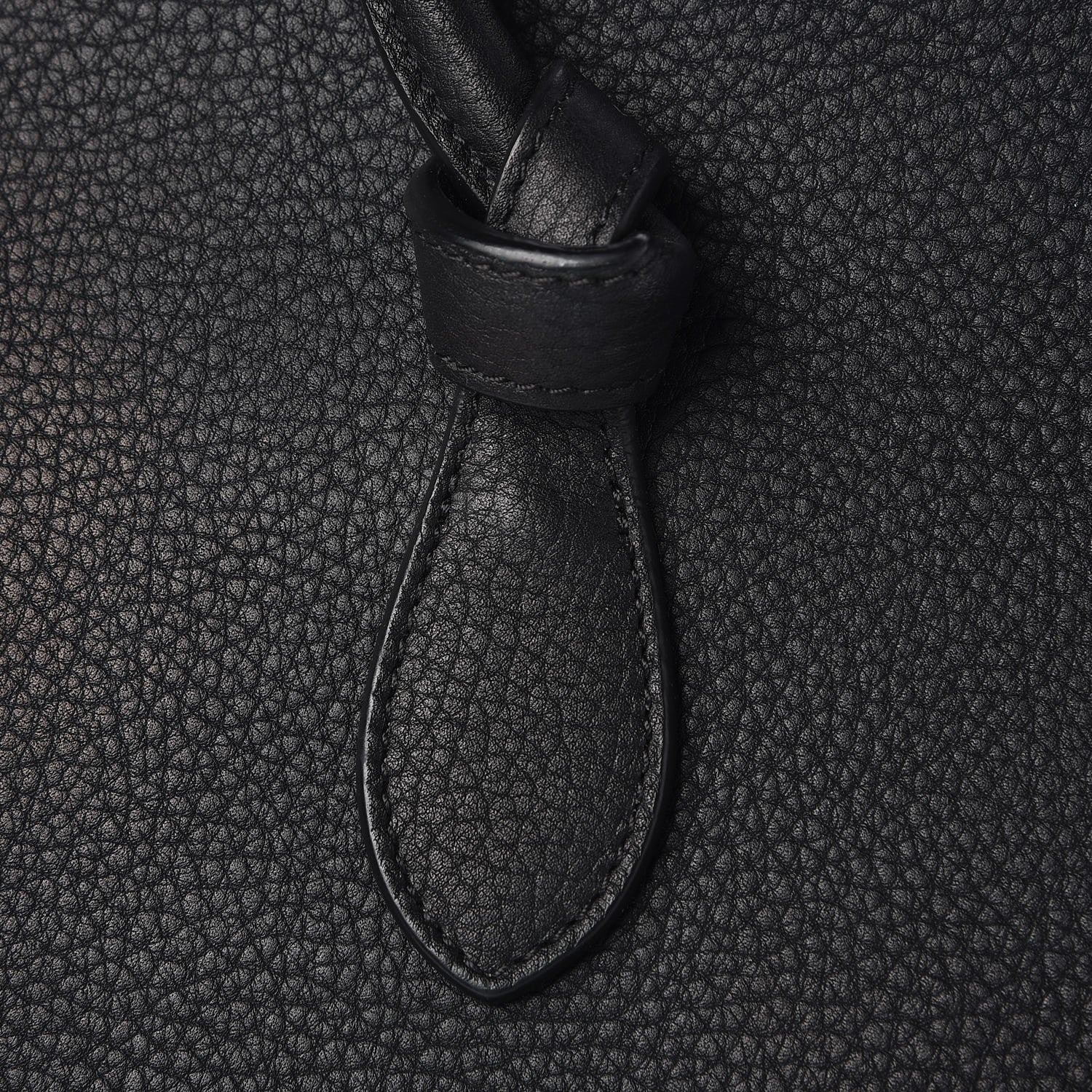 Celine Crisped Calfskin Mini Tie Knot Tote Black 8 of 12