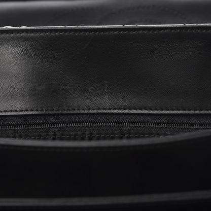Chanel Patent Goatskin Quilted 3 Pocket Accordion Flap Black 14 of 14