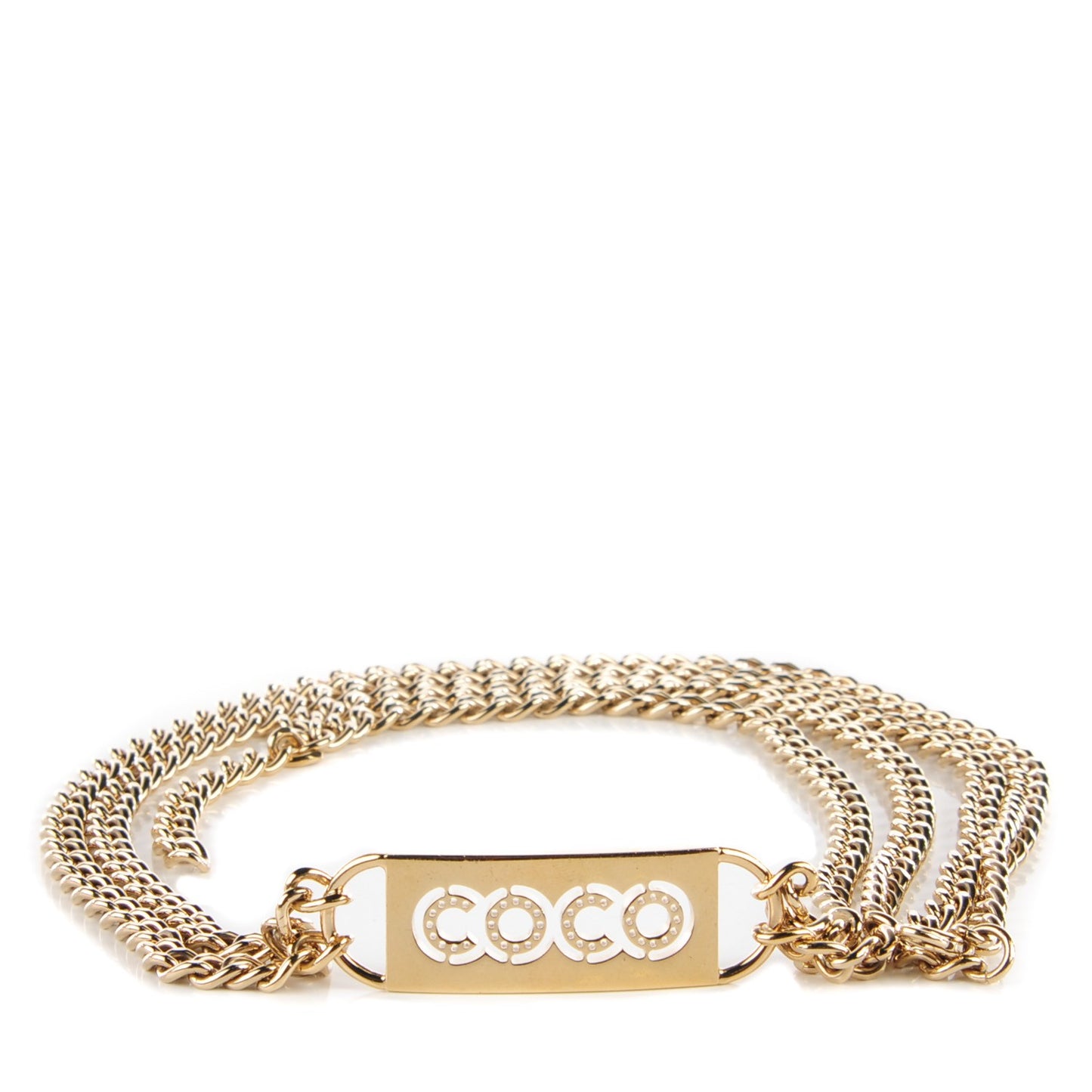 Coco Chain Belt Gold
