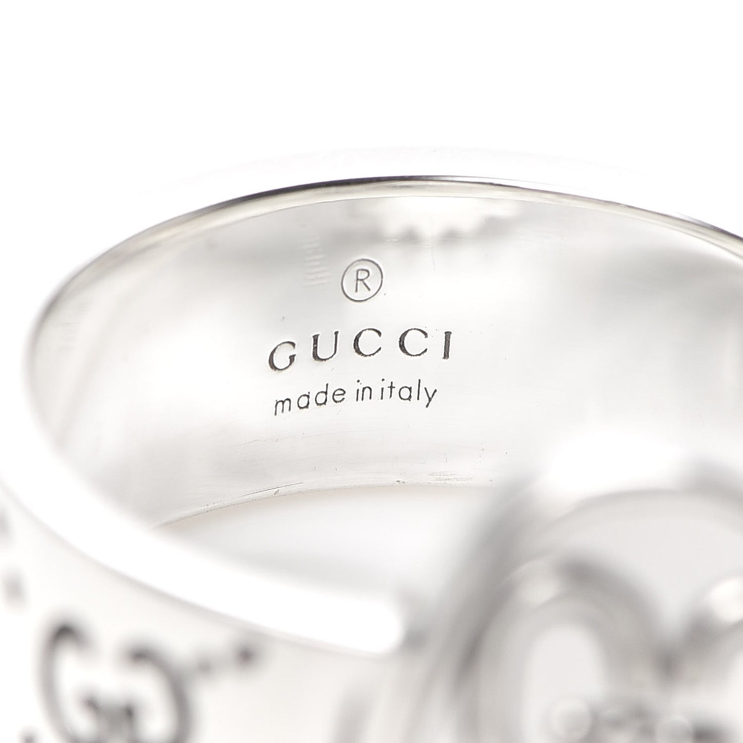 Sterling Silver GucciGhost Ring 64 10.75