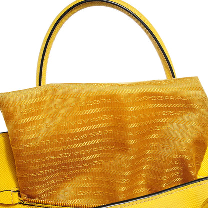 Prada Saffiano Cuir Front Pocket Tote Girasole 10 of 10