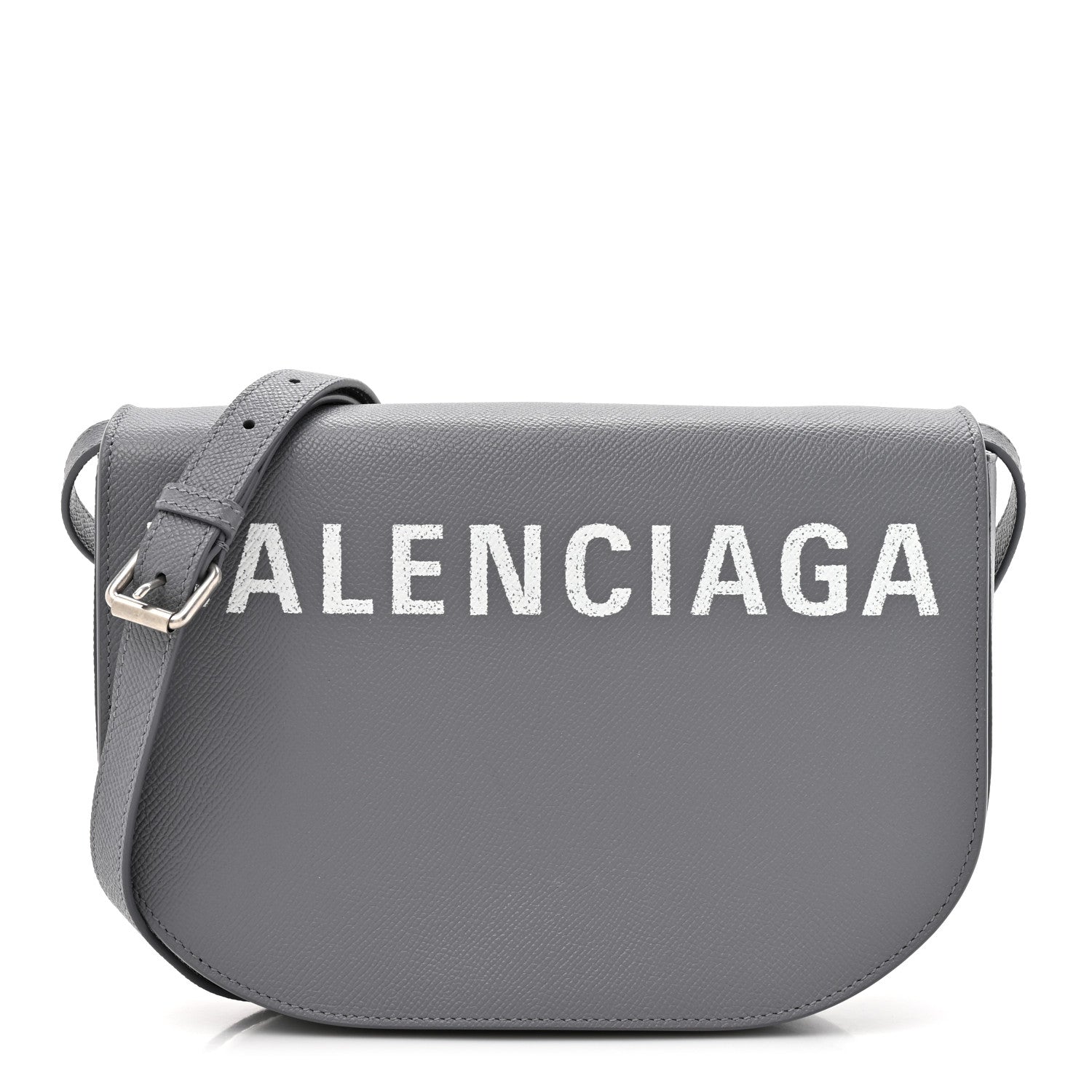 Balenciaga Signature Grained Calfskin Logo S Ville Day Bag Gris Perle Fonce White 1 of 14