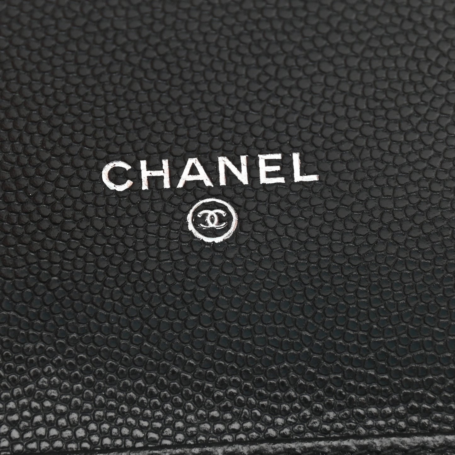 Caviar Quilted Classic Phone Holder Black