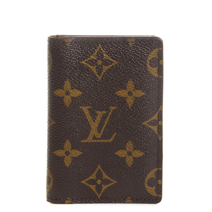 Louis Vuitton Monogram Pocket Organizer Card Holder NM 1 of 8