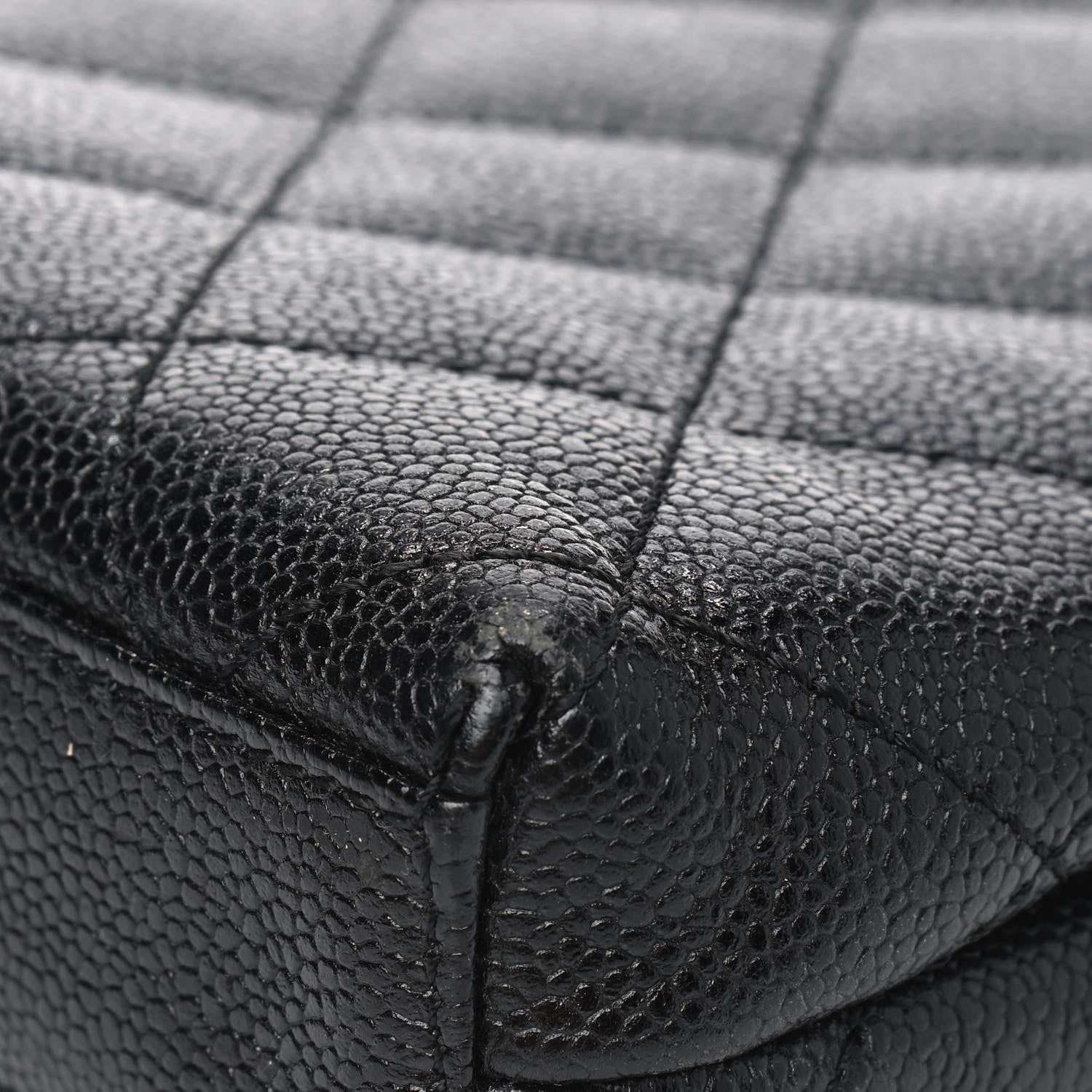 Chanel Caviar Quilted Flap Clutch Black 9 of 11