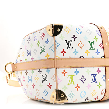 Louis Vuitton LV X TM Monogram Multicolor Keepall Bandouliere 45 White 7 of 8