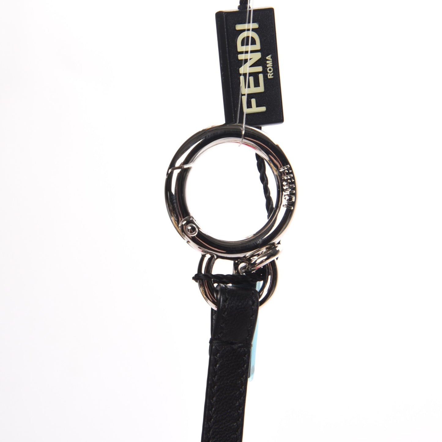 Lambskin Goat Fur Studded Punkarlito Bag Charm Azalea