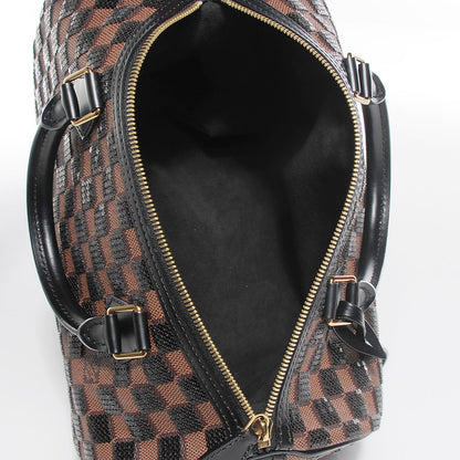 Louis Vuitton Damier Paillettes Speedy 30 Black 5 of 8
