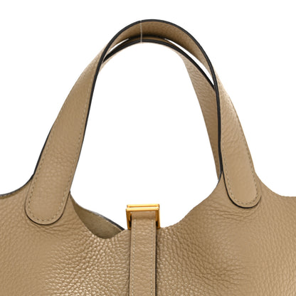 Hermes Taurillon Clemence Picotin Lock 18 PM Trench 8 of 11