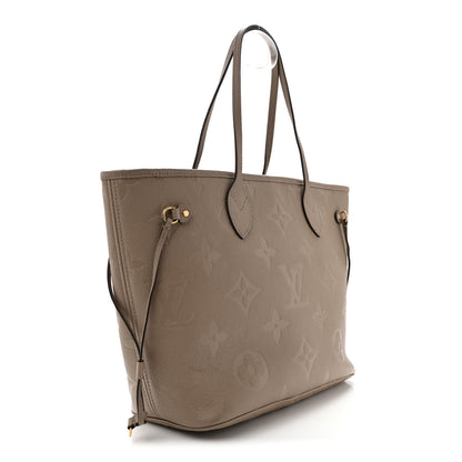 Louis Vuitton Empreinte Monogram Giant Neverfull MM Tourterelle 4 of 12