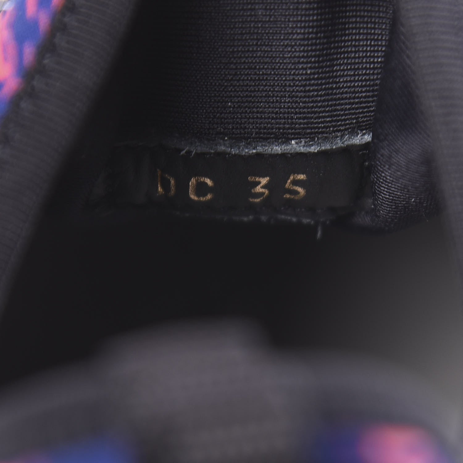 Christian Dior Technical Fabric Rubber Womens Fireworks D-Connect Sneakers 35 Deep Blue Pink 7 of 9