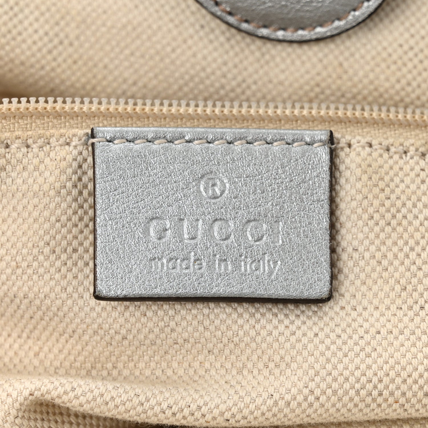 Gucci Guccissima Large Sukey Tote Silver 6 of 16