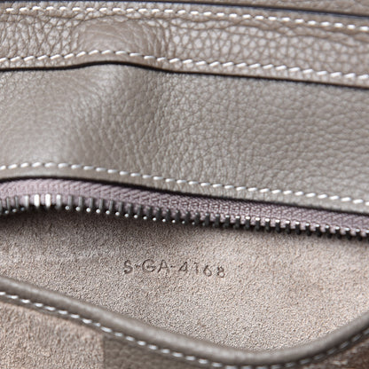 Celine Drummed Calfskin Nano Luggage Souris 6 of 10