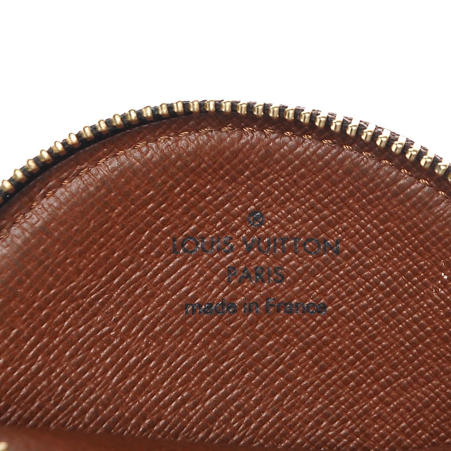 Monogram Round Coin Purse