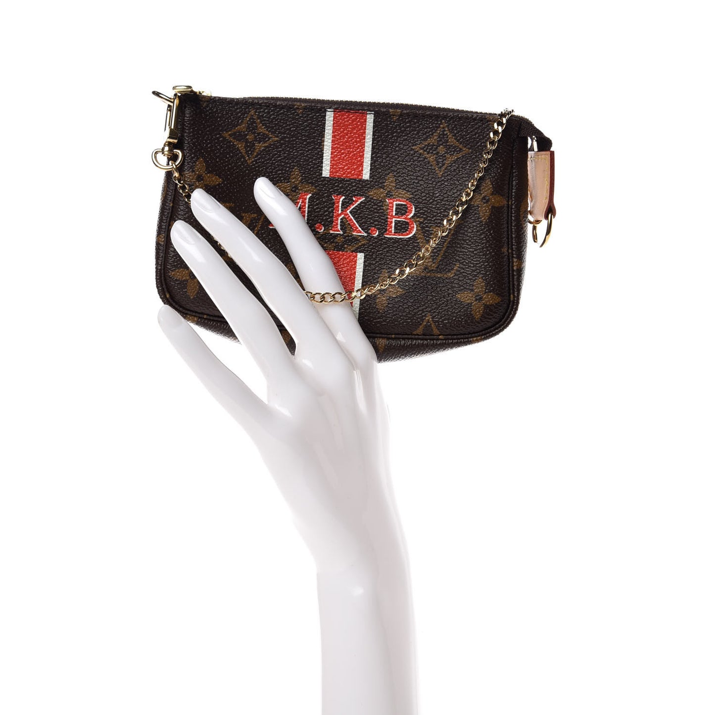 Monogram My LV Heritage Mini Pochette Accessories Red White