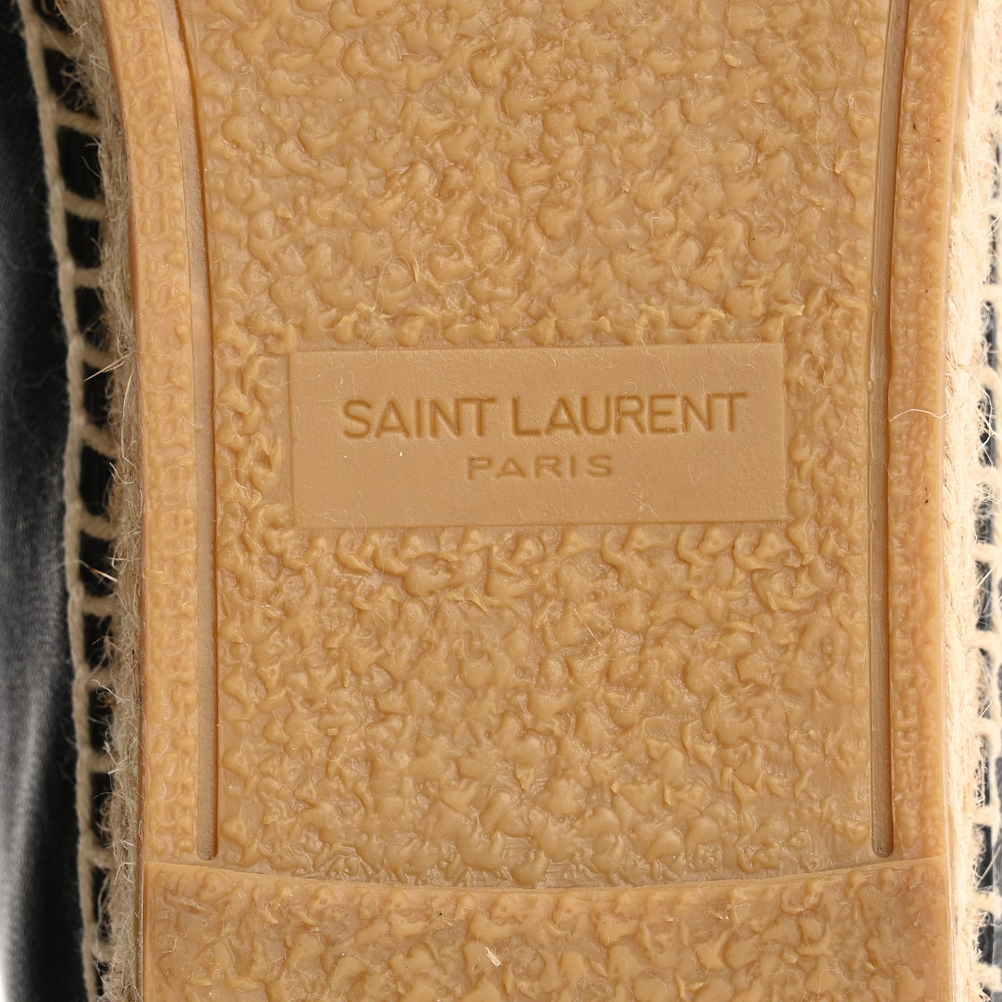 Lambskin Monogram Espadrilles 37 Black