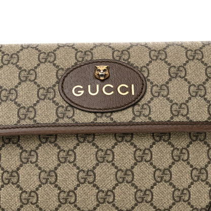 Gucci GG Supreme Monogram Neo Vintage Web Belt Bag Brown 8 of 13