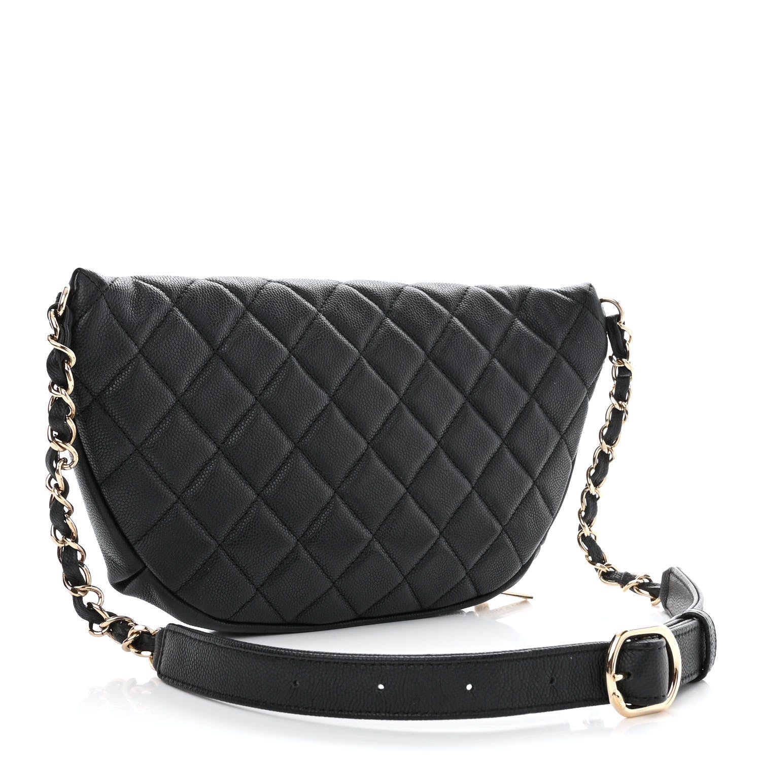 Chanel Caviar Quilted Business Affinity Waist Belt Bag Black 3 of 10