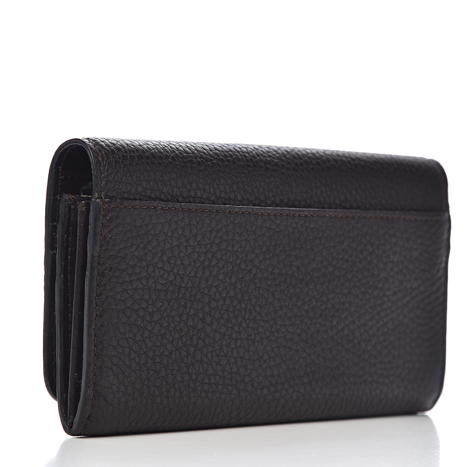 Burberry Grain Calfskin Continental Wallet Black 3 of 11