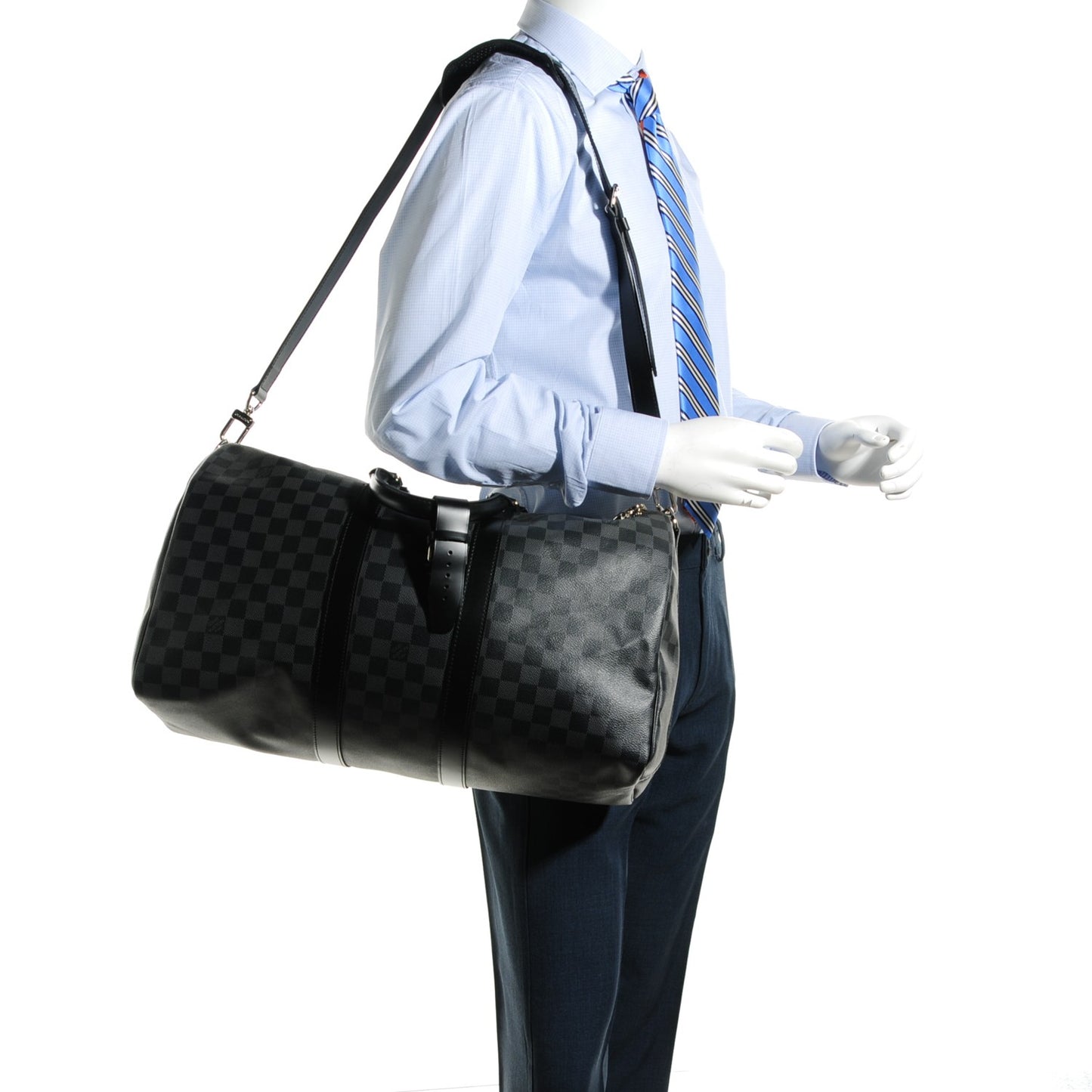 Damier Graphite Keepall Bandouliere 45