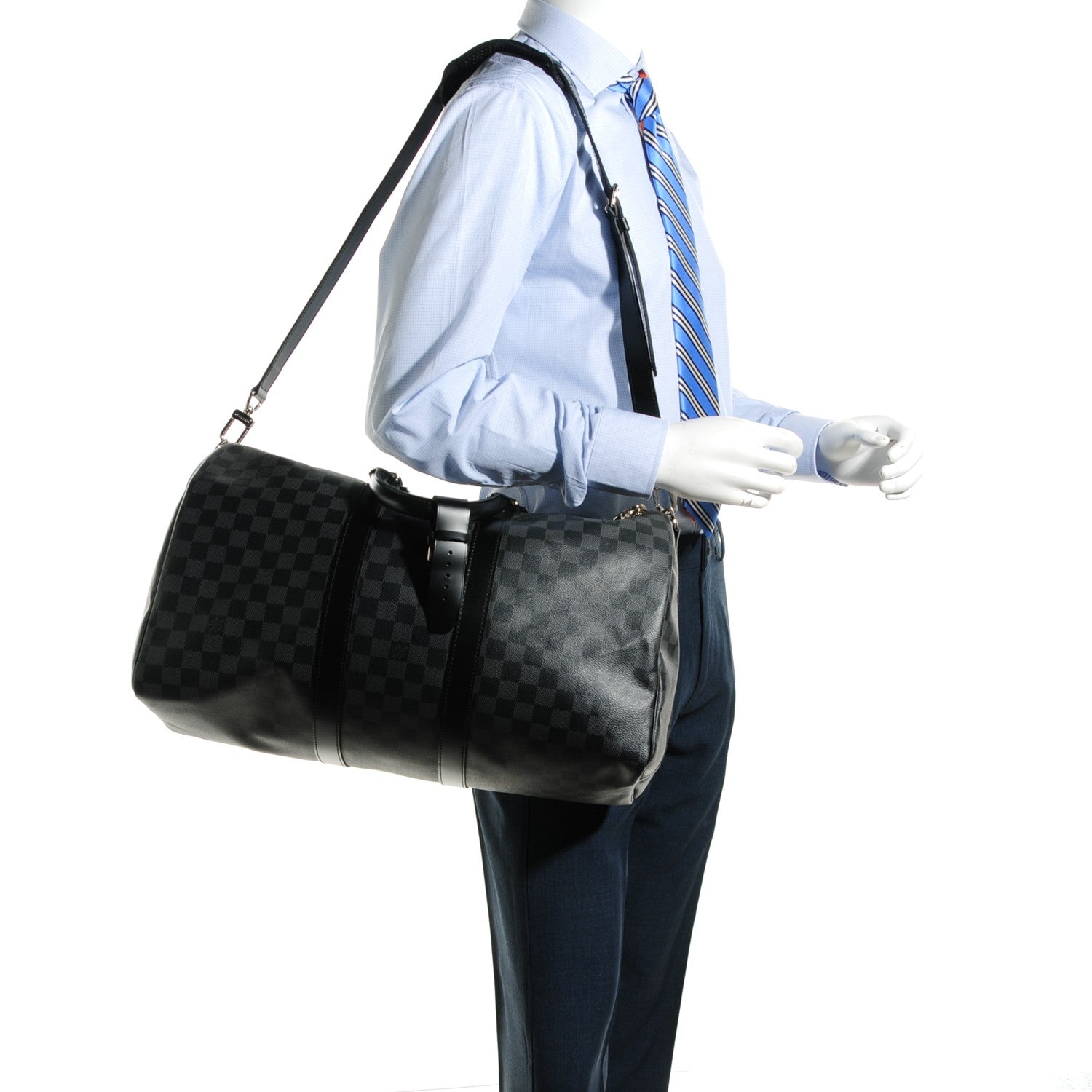 Louis Vuitton Damier Graphite Keepall Bandouliere 45 2 of 6
