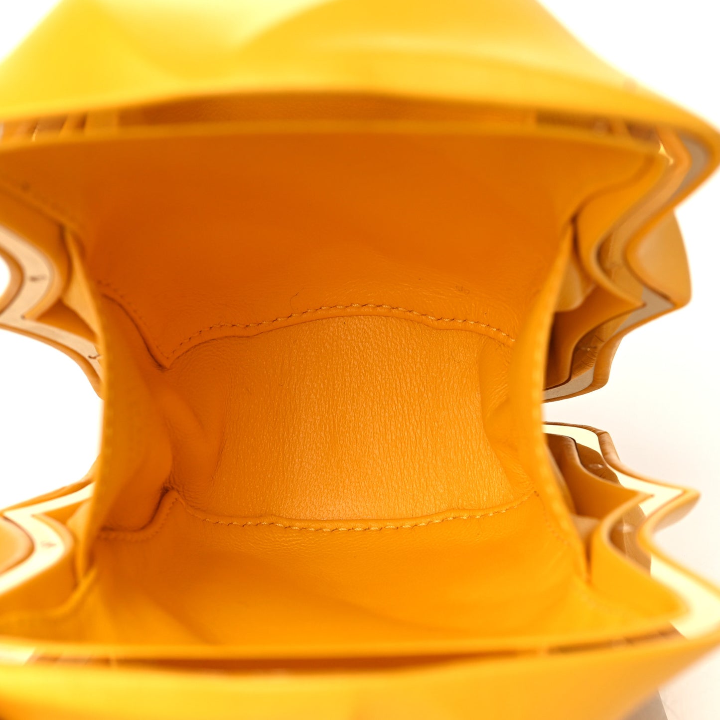 Calfskin The Whirl Bag Yellow