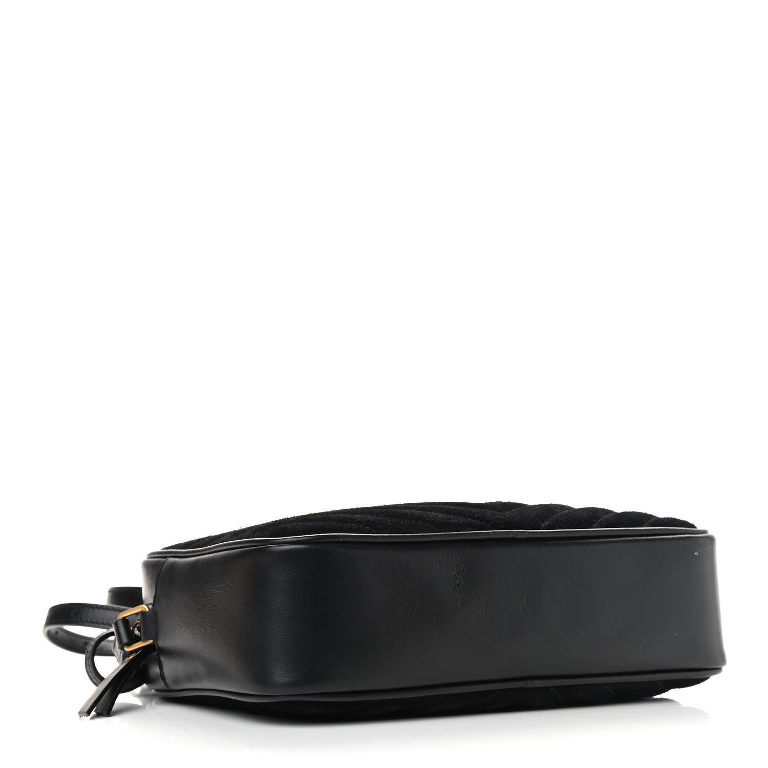 Saint Laurent Suede Calfskin Monogram Lou Camera Bag Black 4 of 9