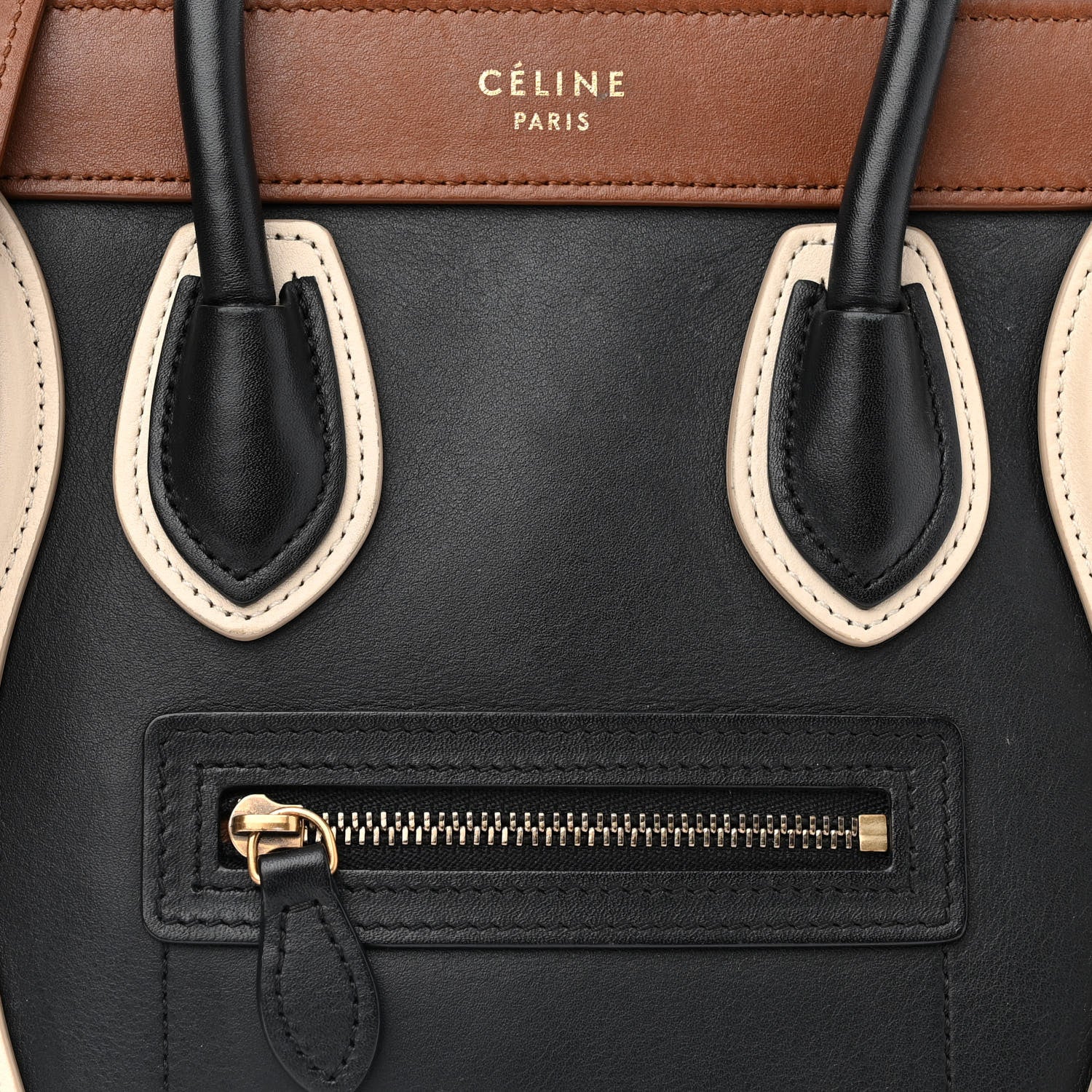 Celine Smooth Calfskin Nano Tri-Color Luggage Multicolor 8 of 15