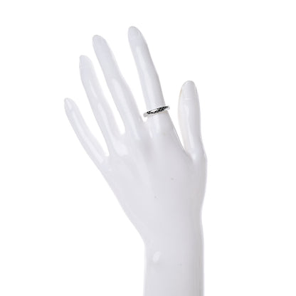 Gucci 18K White Gold Diamantissima Band Ring 52 6 2 of 5
