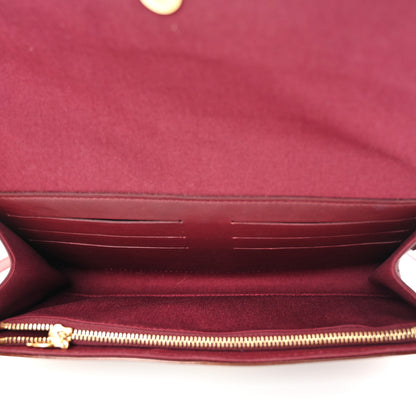 Louis Vuitton Vernis Rossmore MM Amarante 5 of 9