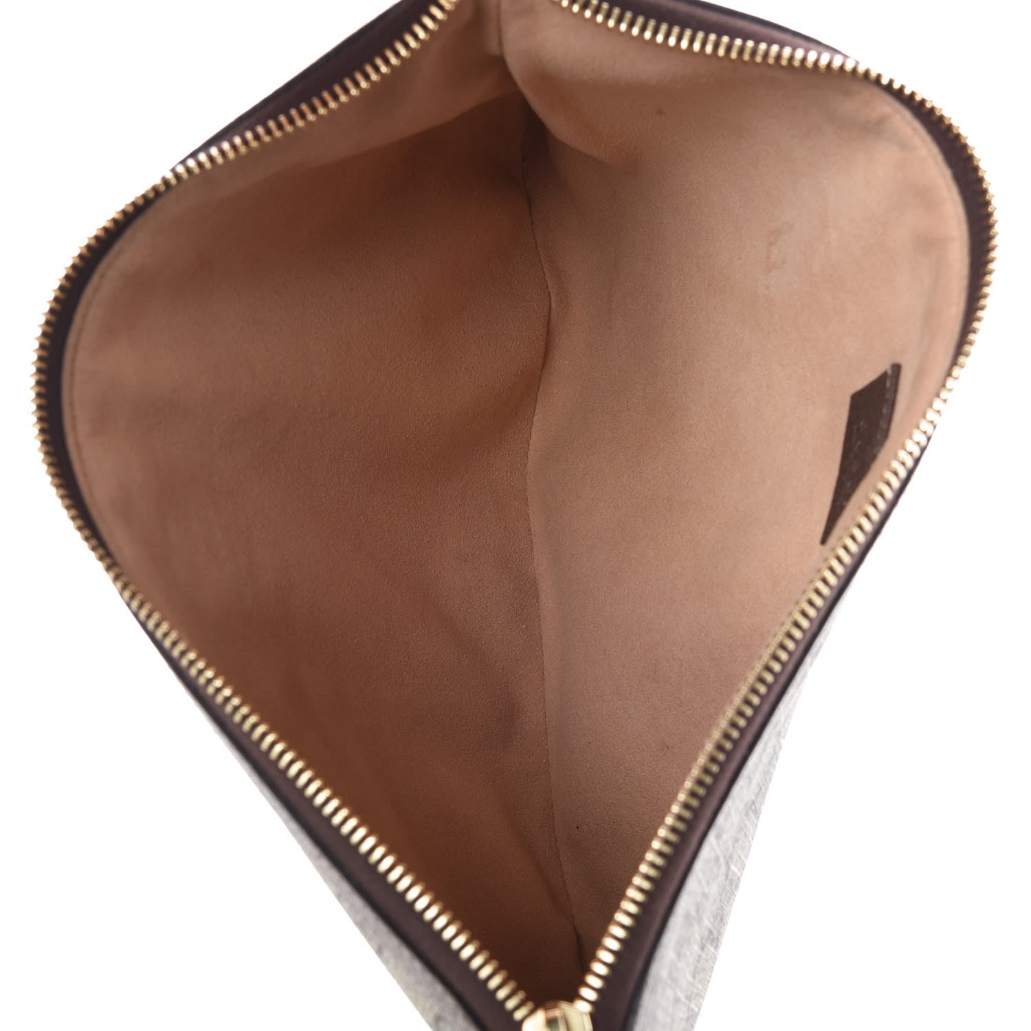 Gucci GG Supreme Monogram Large Ophidia Pouch Clutch Brown 5 of 8