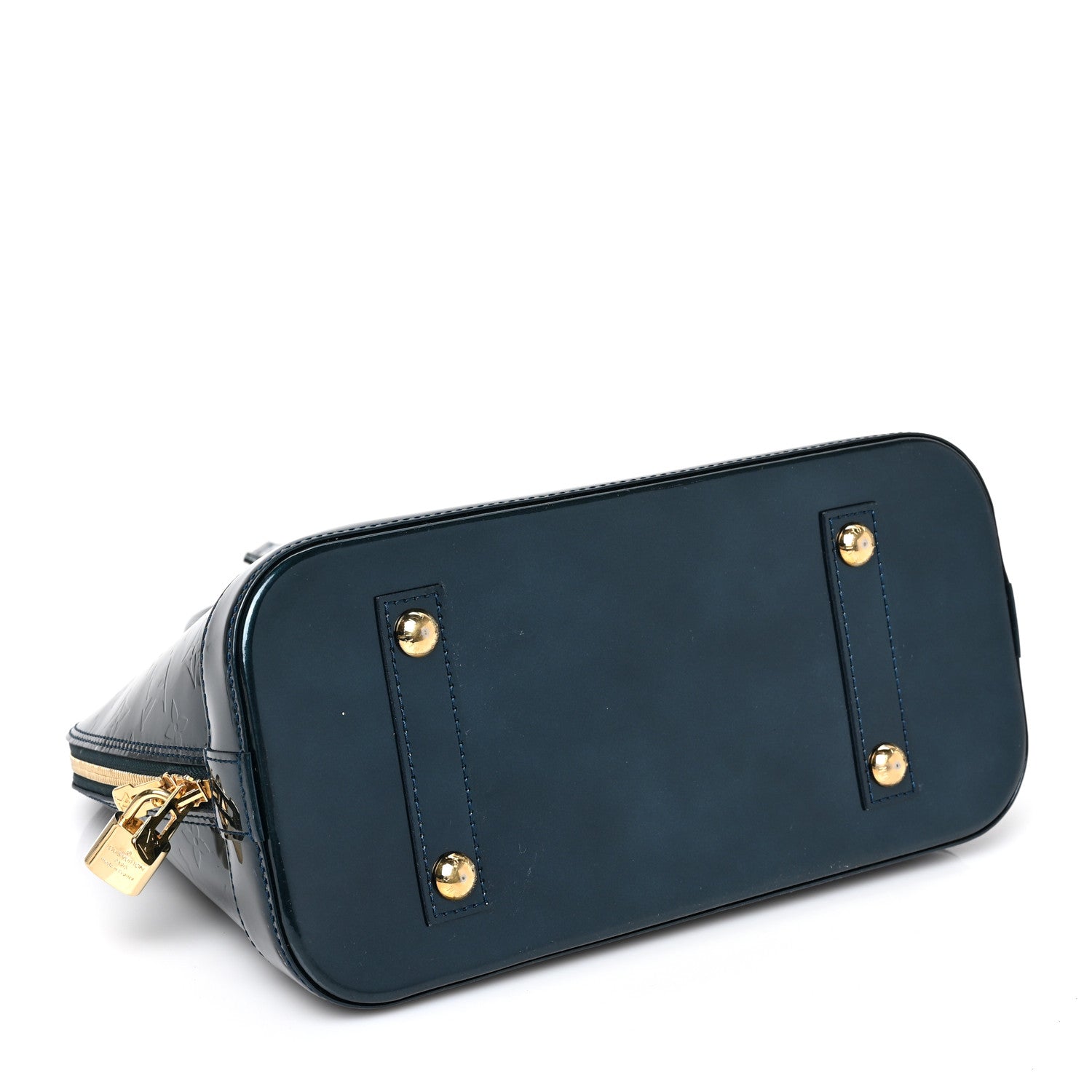 Louis Vuitton Vernis Alma PM Blue Nuit 3 of 7