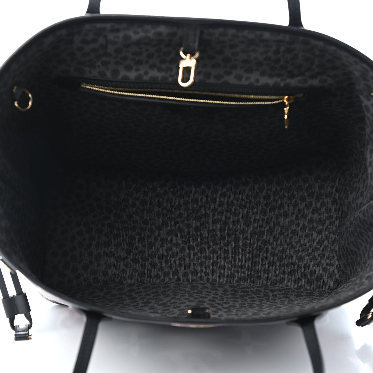 Monogram Giant Wild At Heart Neverfull MM Black