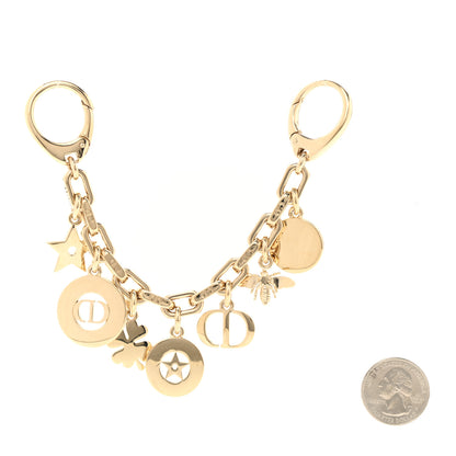 Christian Dior Lacquer 30 Montaigne Bag Charm Gold 2 of 4