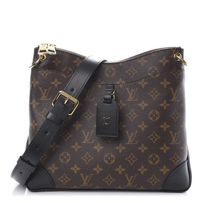 Louis Vuitton Monogram Odeon MM Black 1 of 9