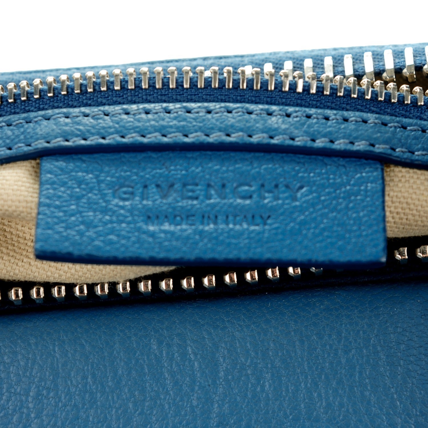 Givenchy Sugar Goatskin Medium Antigona Mineral Blue 6 of 7