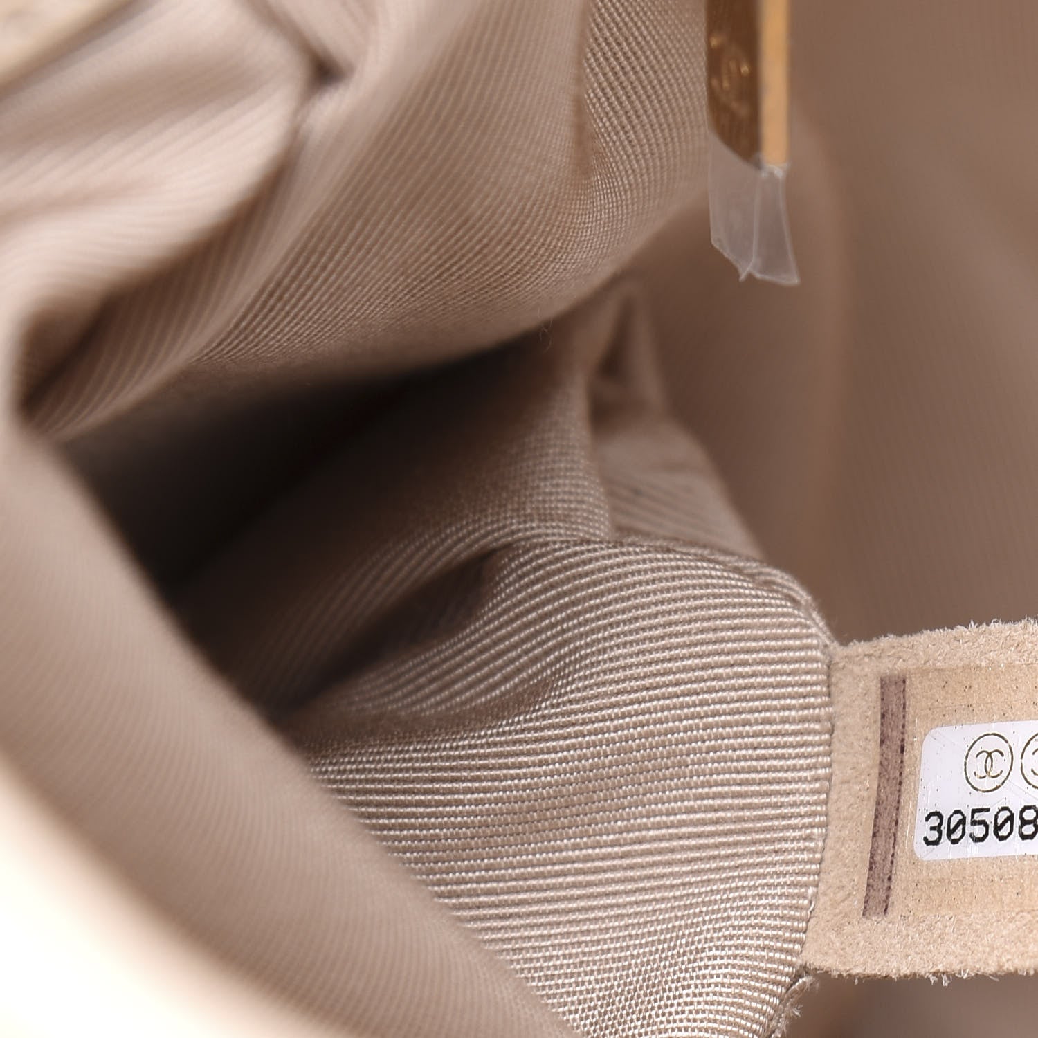 Chanel Lambskin Quilted Large 19 Flap Beige 10 of 12