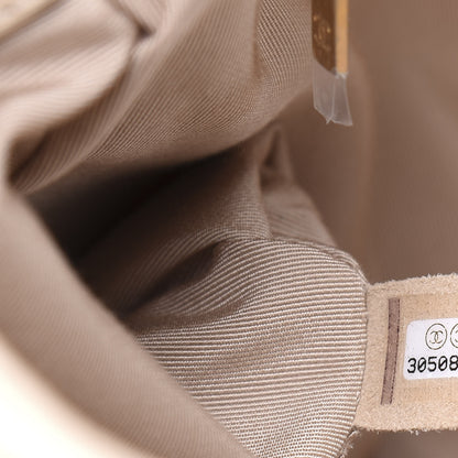 Chanel Lambskin Quilted Large 19 Flap Beige 10 of 12