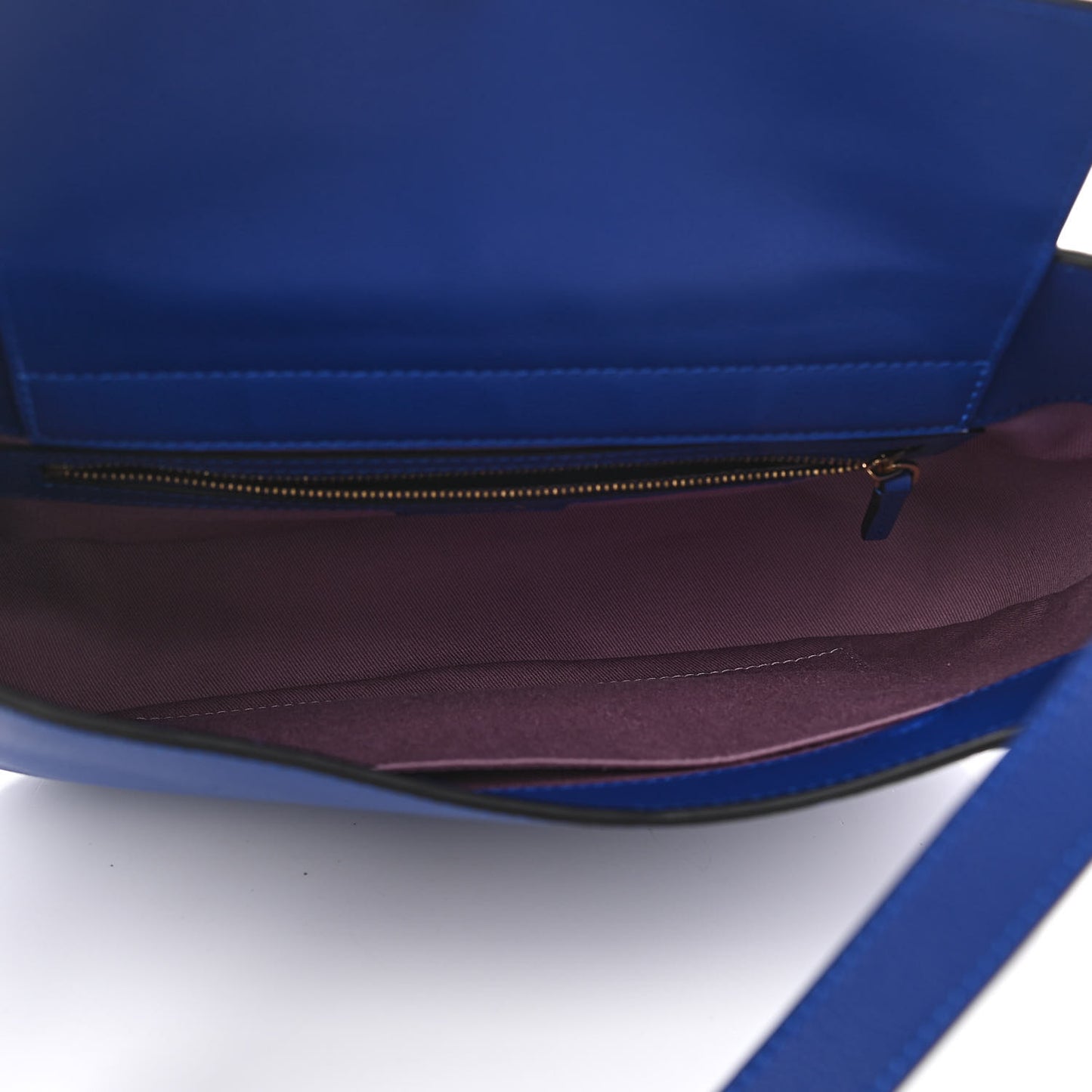 Calfskin La Medusa Medium Hobo Crossbody Lapis