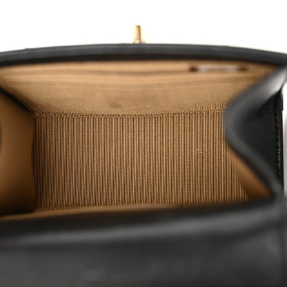 Chanel Goatskin Chic Pearls Clutch On Chain Black 5 of 13